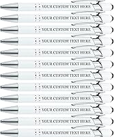 Vista 11 de Hasta 480 unidades de bolígrafos personalizados a granel, bolígrafos metálicos personalizados con nombre impreso con tinta negra, bolígrafos