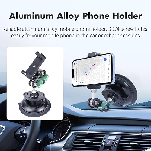 Miniatura 5 de SEASKY S1 Potente cámara deportiva con ventosa para GoPro Hero 13/12/11/10/9/8 Negro DJI Action 5/4/3/2 Pocket Insta360 X5 X4 X3 X2 Ace Pro 2