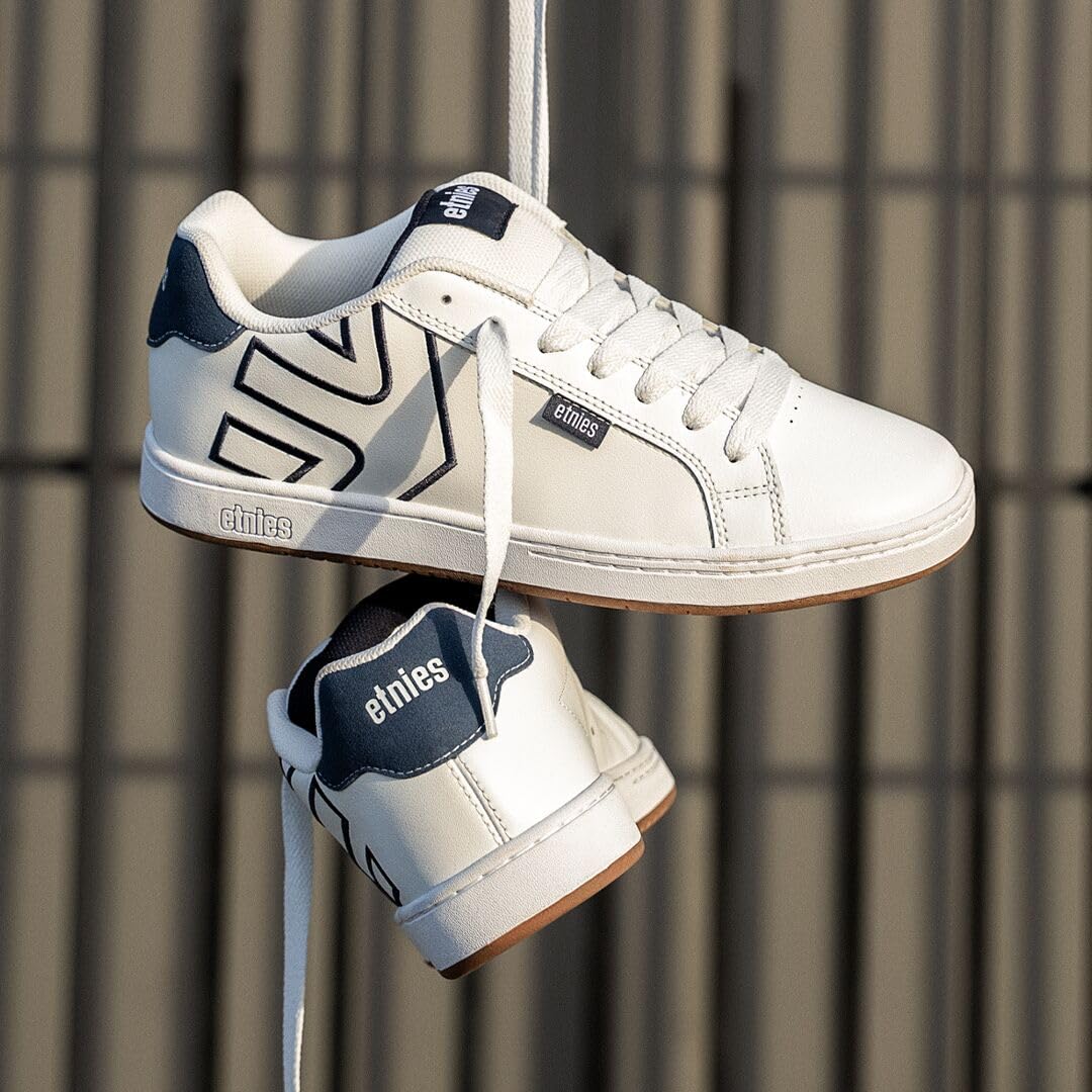 Etnies Fader – Estilo Heritage clásico de Skate con Look abultado a la Moda, Cupsole Reforzada, Ajuste Acolchado, Zapatillas para el día a día