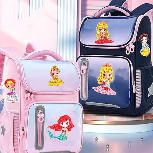 Miniatura 6 de Fadgesy Kits de calcomanías artísticas de pintura 5D para niños, kits de pintura por números, kits de calcomanías artísticas para niños y niñas a