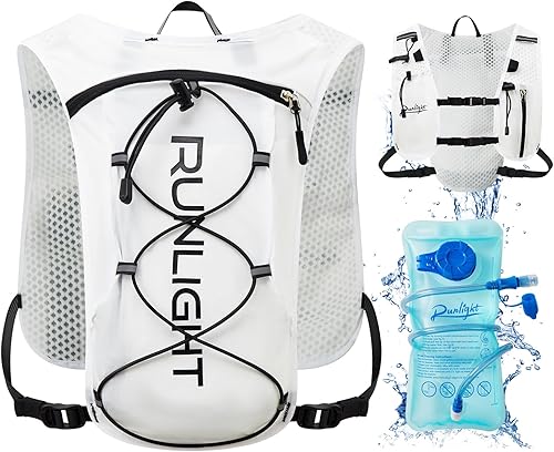 Miniatura 1 de Chaleco para correr para mujeres y hombres, mochila ligera de hidratación con bolsa de agua de 1.5 litros, mochila hidráulica para senderismo,
