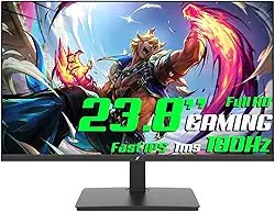 Monitor Gamer SuperFrame View, 23.8 Pol, Full HD, Fast IPS, 1ms, 180Hz, 99% sRGB, FreeSync, HDMI/DP, SFVFB-24180-FHD-PRO