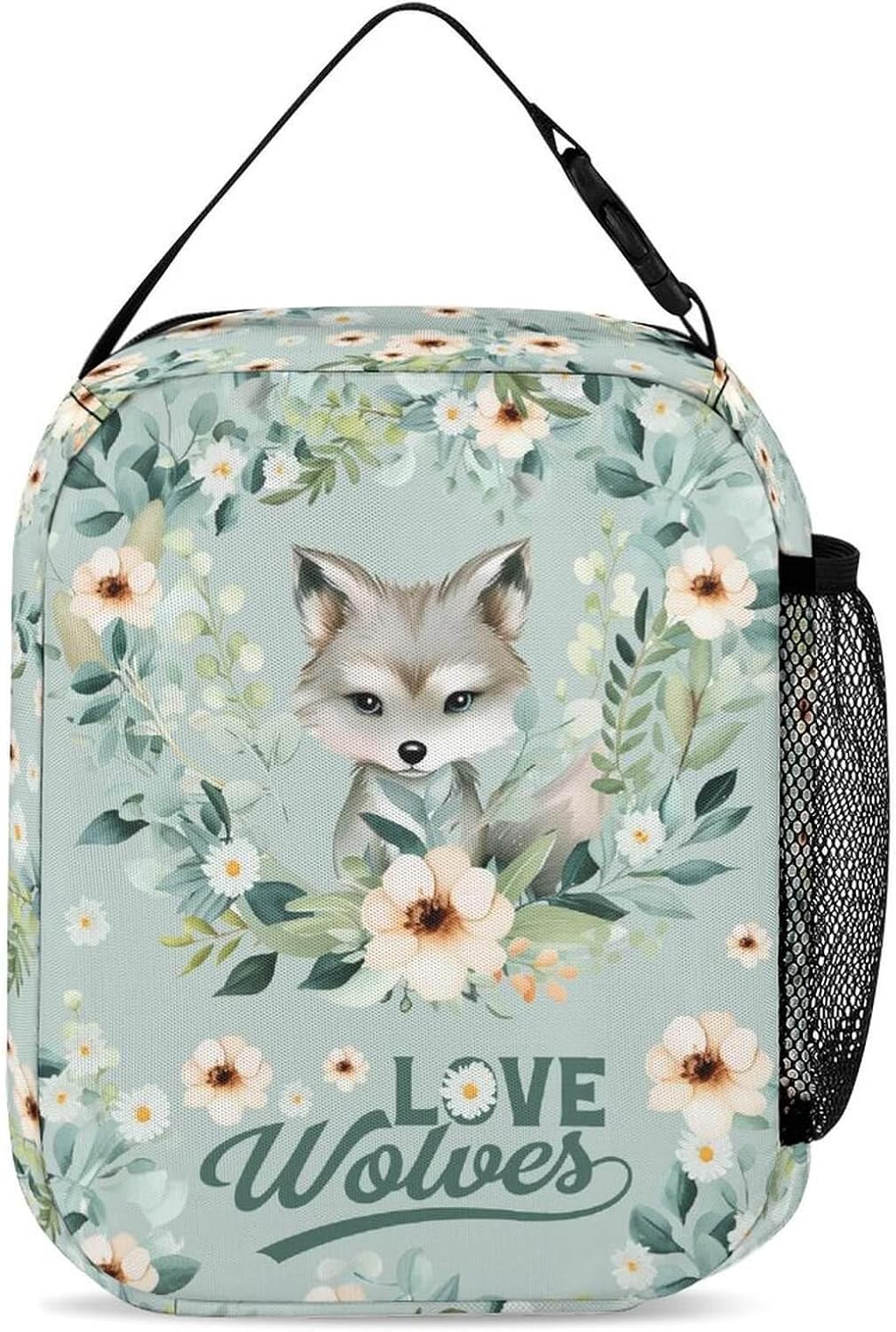 Wolf Backpack with Lunch Box & Pencil Case for Kids Girls Boys School, 16 Inch Cute Wolf Bookbag, School Backpack for Students Children, Lightweight, Large Capacity - Image 5