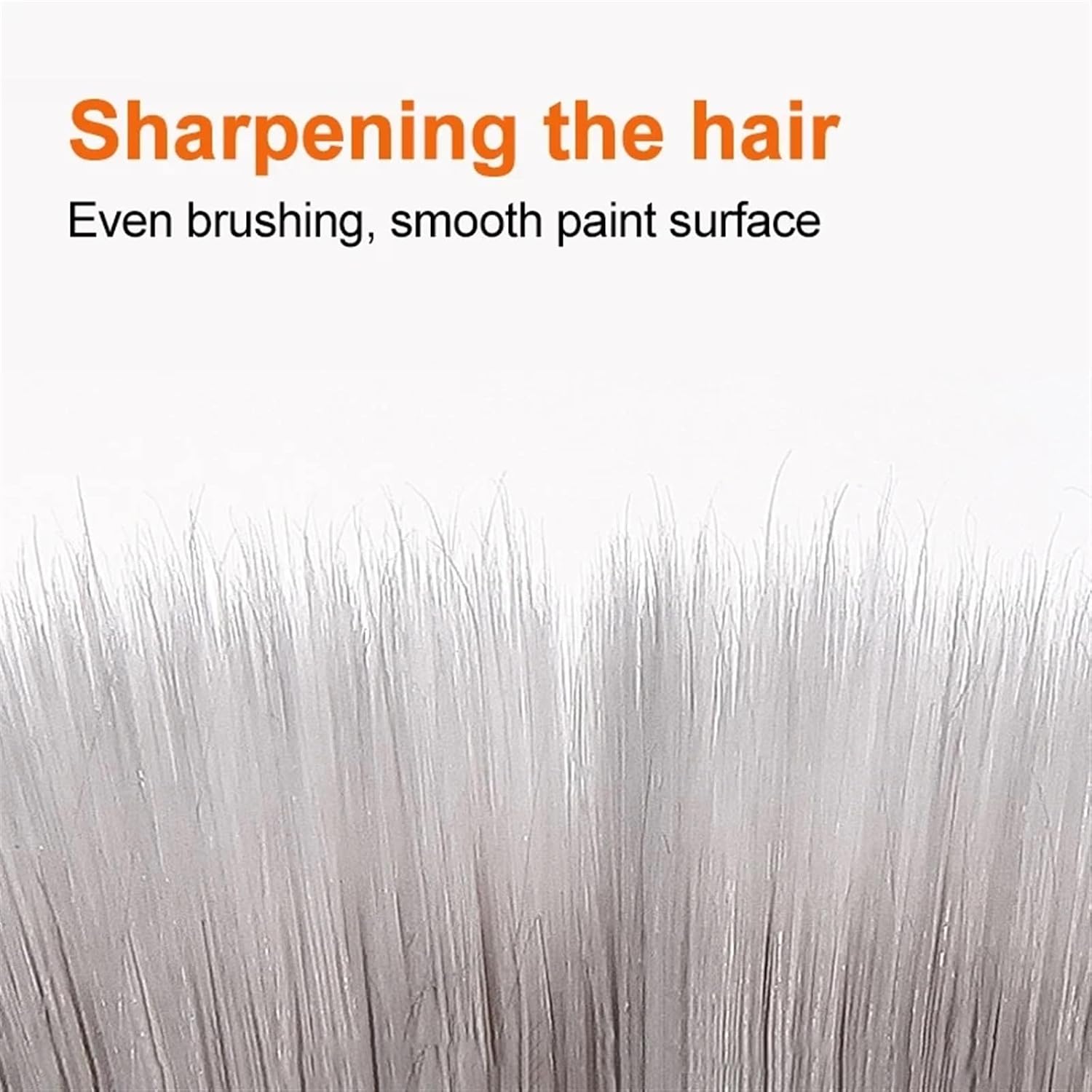 Wooden Handle Paint Brush, 1/1.5/2/2.5/3/4/5/6Inch Home Decoration Plastic Handle Soft Hair Brush Wall and Furniture Paint Tool(5 Inch)