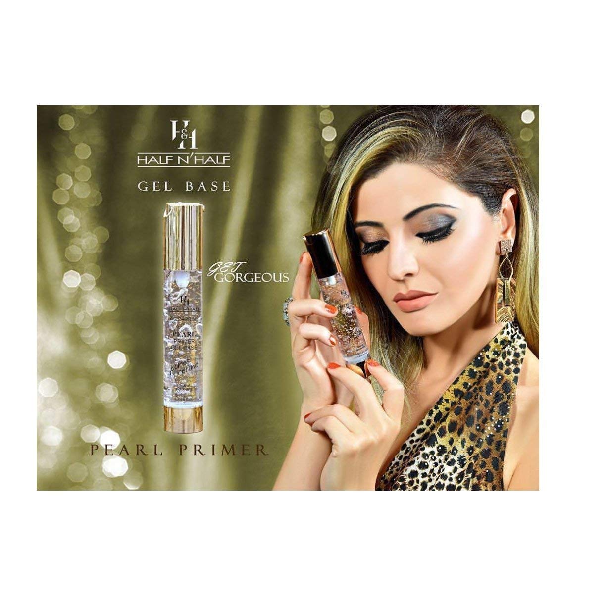 Half N Half Gel Base PEARL PRIMER, Long Stay 18 Hrs, For All Skin, 30ml