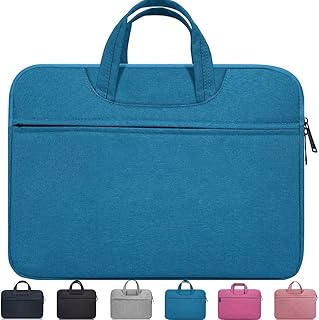 New Elegant Waterproof Sleeve 13.3" with Hidden Top Handler Bag for Apple MacBook Pro, Air, Microsoft Surface Pro 9, X, Laptop, Book, Dell XPS, Inspiron, Lenovo ThinkPad, HP, Huawei, ASUS (Sky Blue)