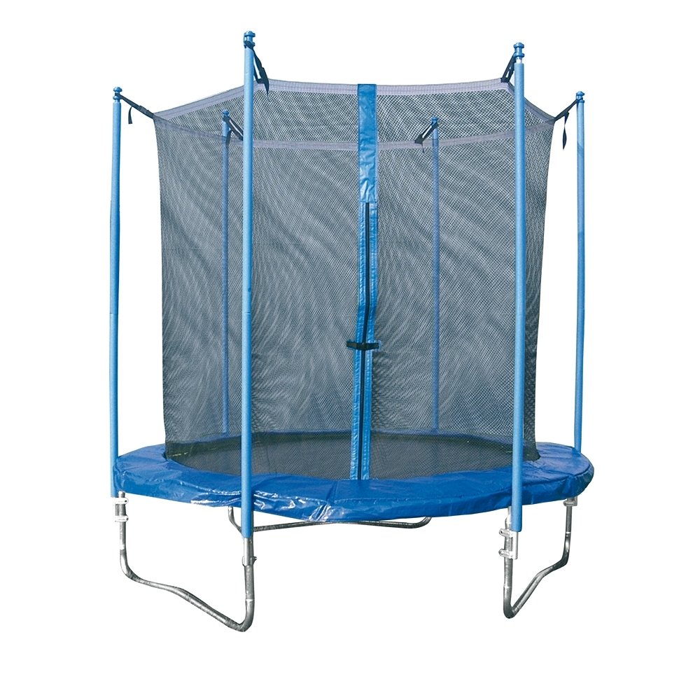 Garlando Trampolino Combi M Per Esterno Con Rete Di Protezione Inclusa Ø 244 Cm Multicolore