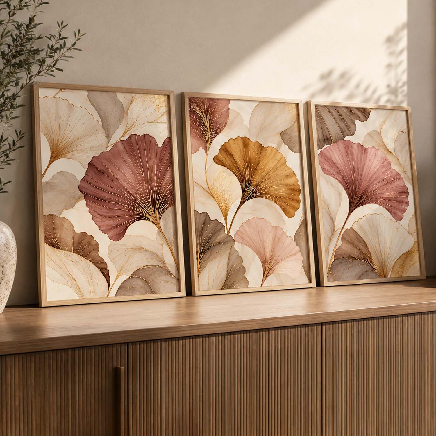 Bohemian Wall Art Set - 3 Framed Prints -7 Bohemian Wall Art Set - 3 Framed Prints -7