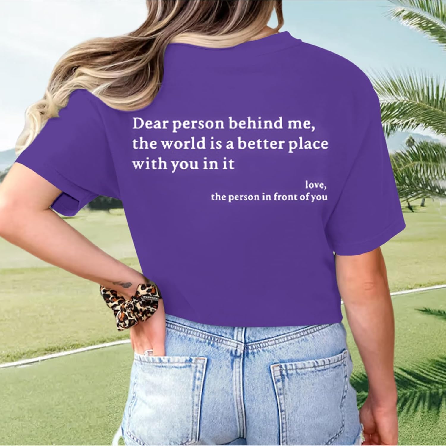 Dear Person Behind Me Shirt You are Enough Mental Health T Shirt Inspirational Shirts for Women Positive Tees Tops - Image 4