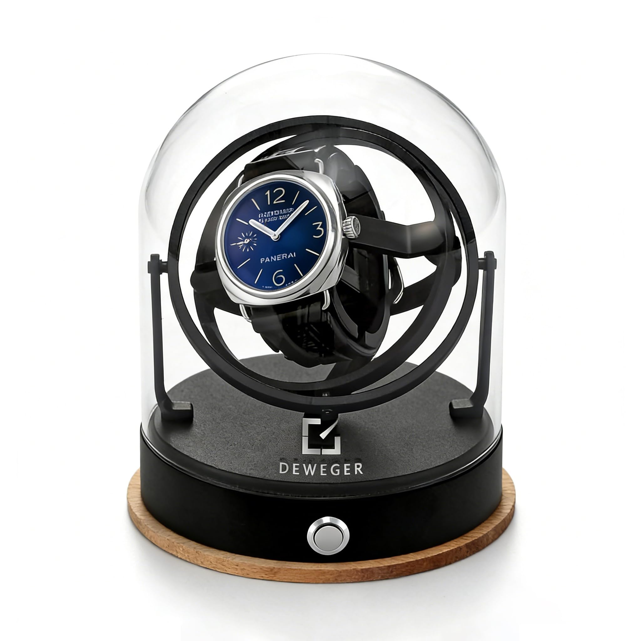 Orbit Remontoir automatique pour homme Boîtier unique pour montres Rolex et mécaniques Noir