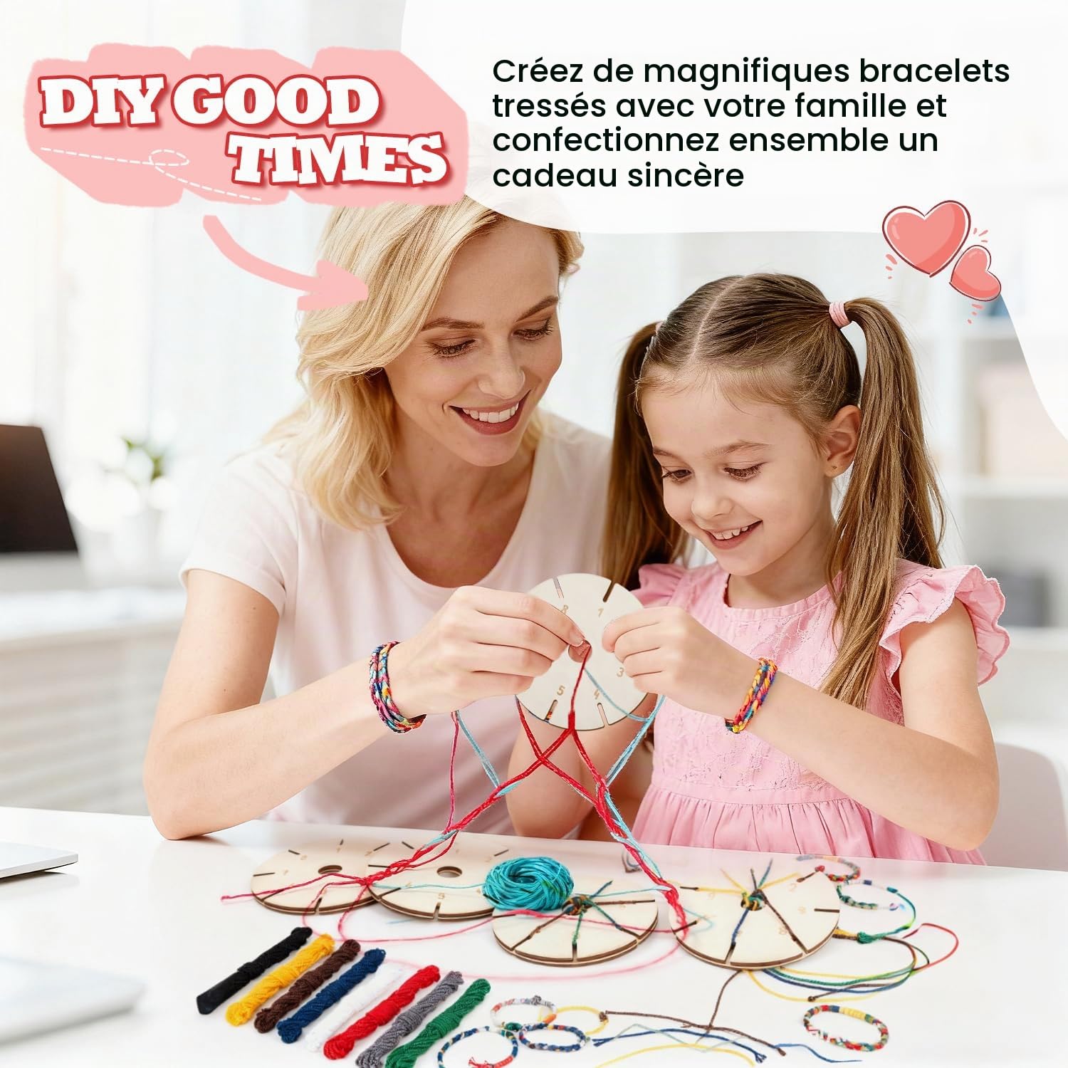 100 Couleurs Fils Bracelet Brésilien, Fil Broderie, Fil Coton Bracelet Bresilien, Fil a Broder