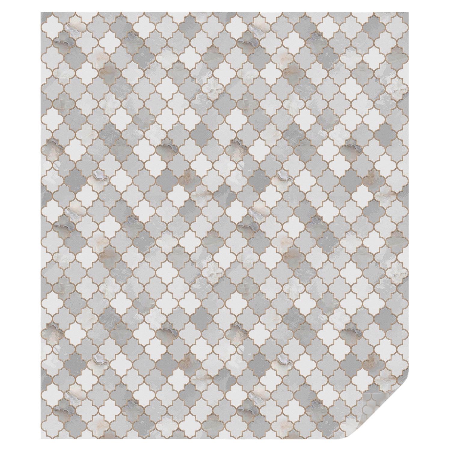 Film occultant fenêtre vitrail 100x116 cm mosaïque