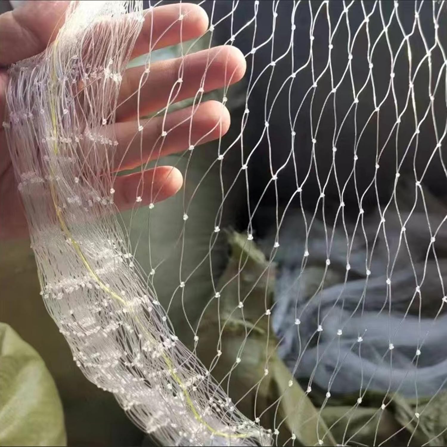 Heavy Duty Nylon Garden Bird Netting - 2.5cm Mesh, Durable Protection for Trees & Plants(5mx6m)