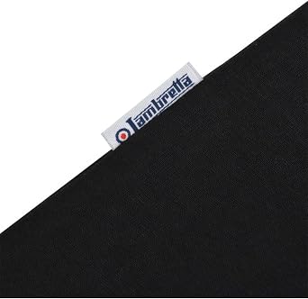 Lambretta Mens Target Ringer Retro T-Shirt - Black/Gold - XL