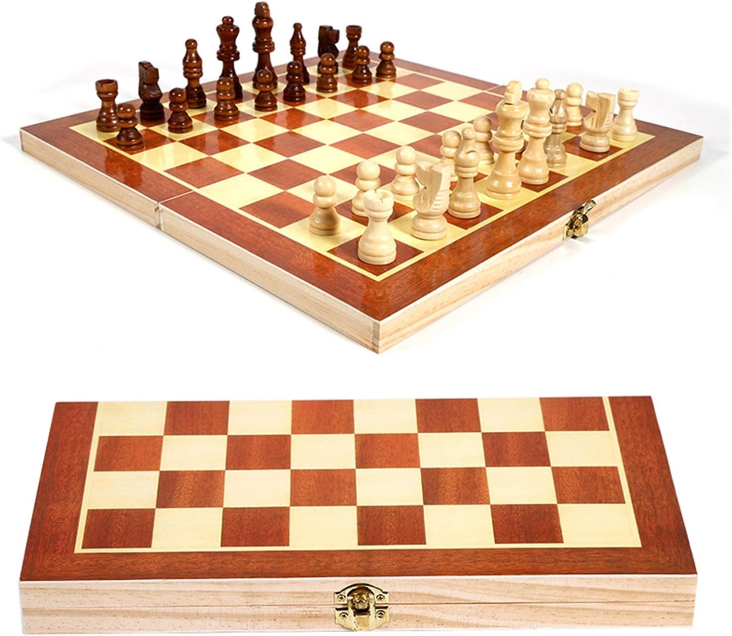 Chess Folding Wooden International Set 35cm18cm Board Game Chessmen Collection Portable Board Travel Games Word Chess Unforgettable Board Game