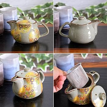 訳あり/九谷焼 九谷祥隆 花詰 ティーポット シュガーポット ミルクポット 訳あり/九谷焼 九谷祥隆 花詰 ティーポット シュガーポット