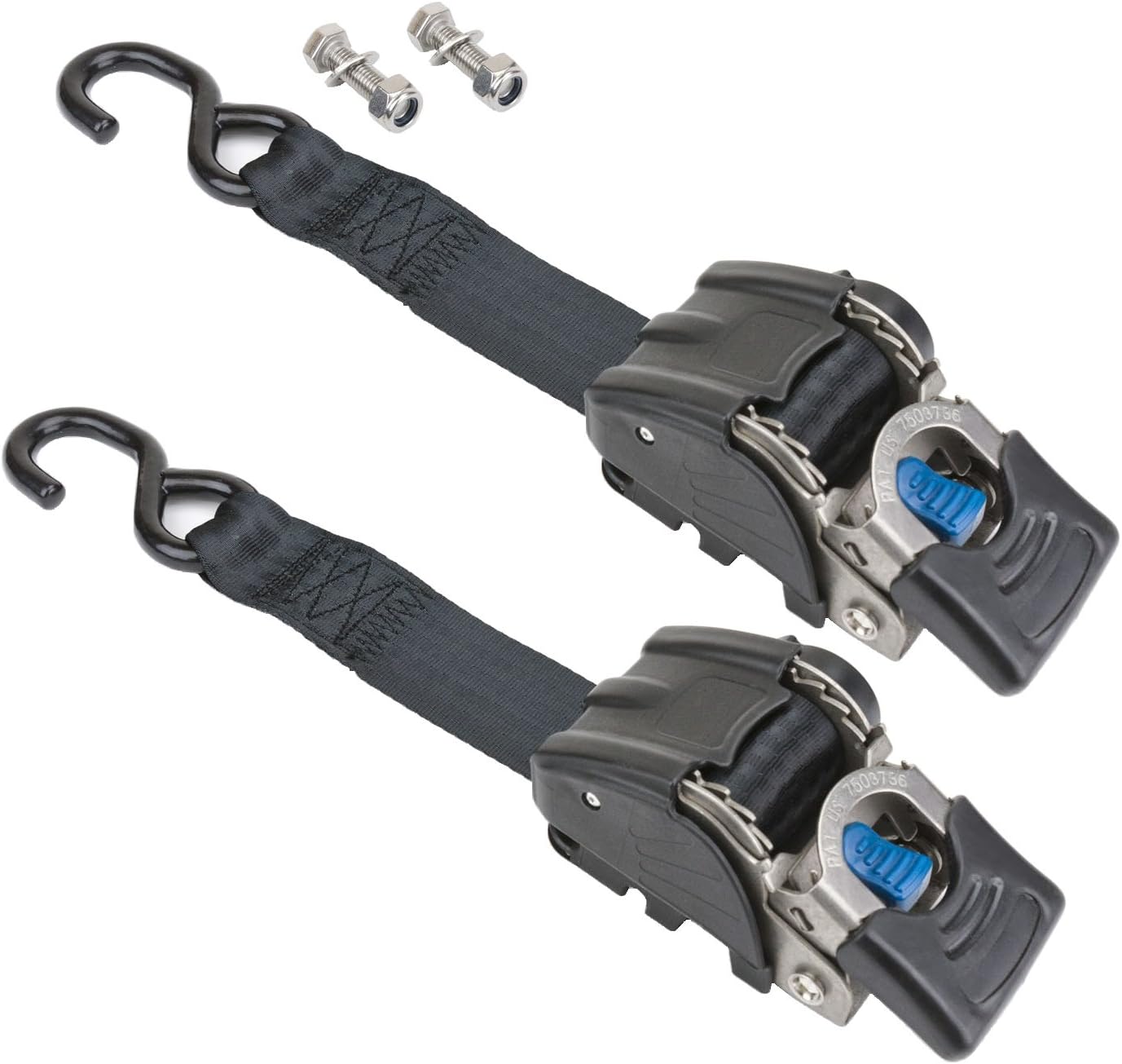 Reese Powersports (2060200) 43" 2-Piece Stainless Steel Retractable Transom Tie Down