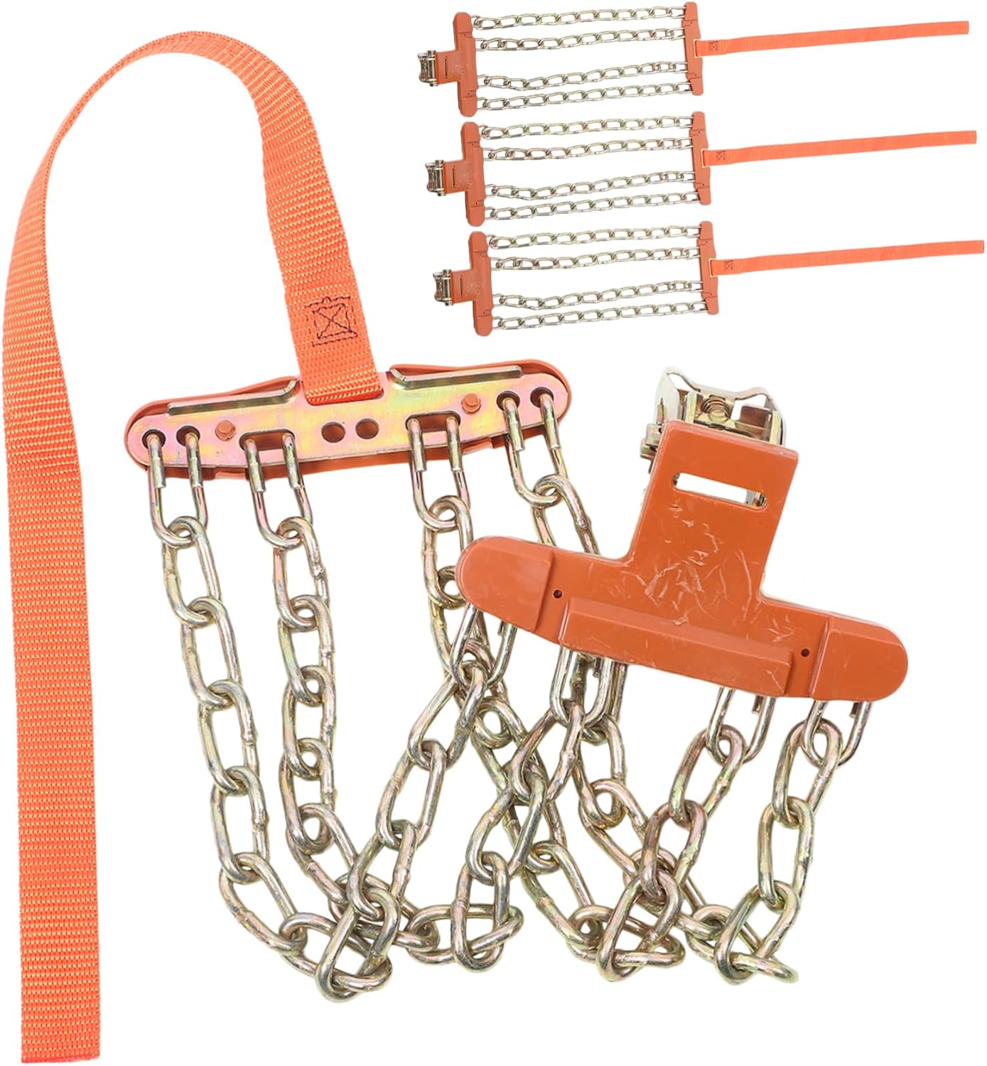 4pcs Truck Tire Chains Durable Anti-skid Wheel Chains for Cars Suvs and Winter Conditions Enhanced Traction for Snow Ice and Mud Fits Tire