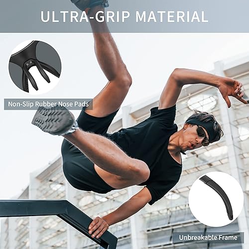 Miniatura 6 de BEACOOL Polarized Sports Sunglasses for Men Women Youth Baseball Cycling Running Driving Fishing Golf Motorcycle TAC Glasses