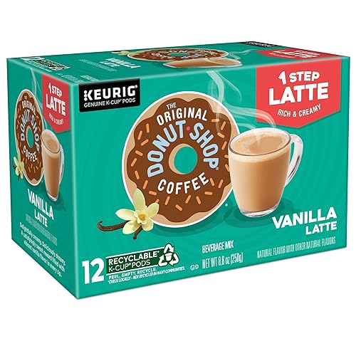 Miniatura 6 de The Original Donut Shop Vanilla Latte, vainas de keurig k-taza de un solo servicio, vainas de café con sabor, 60 cuentas