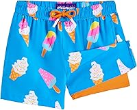 Vista 135 de maamgic Traje de baño para niños con forro de compresión elástico para niño Yema de Huevo Coco