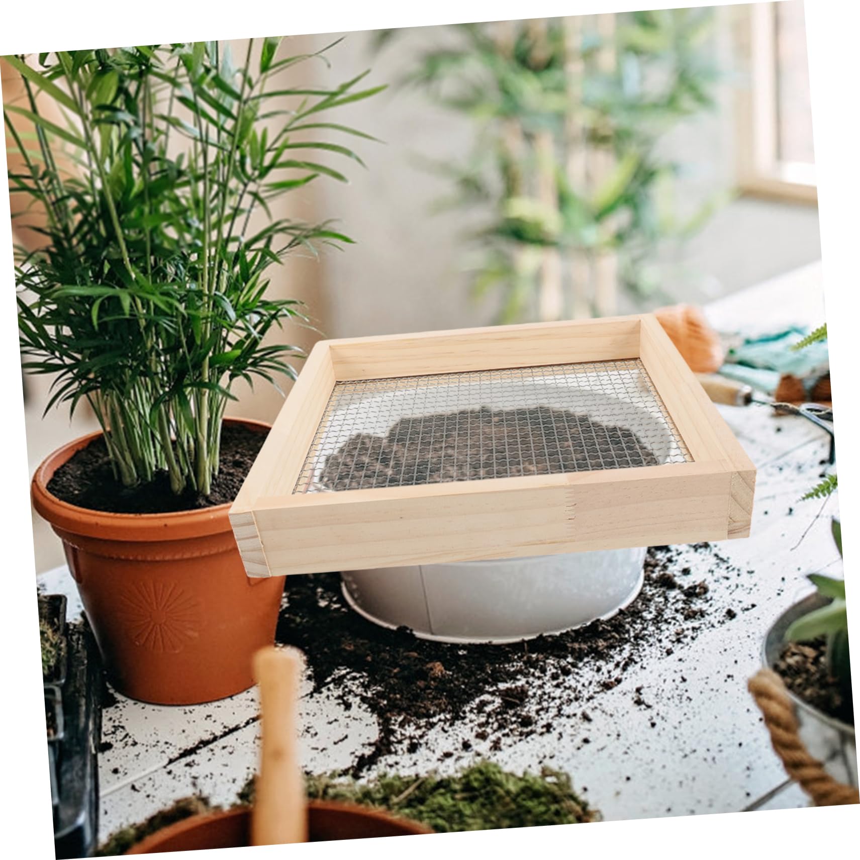 Abaodam De Jardín para Tierra De Jardín De Tierra y Rocas para Jardinería y Cultivo De Plantas