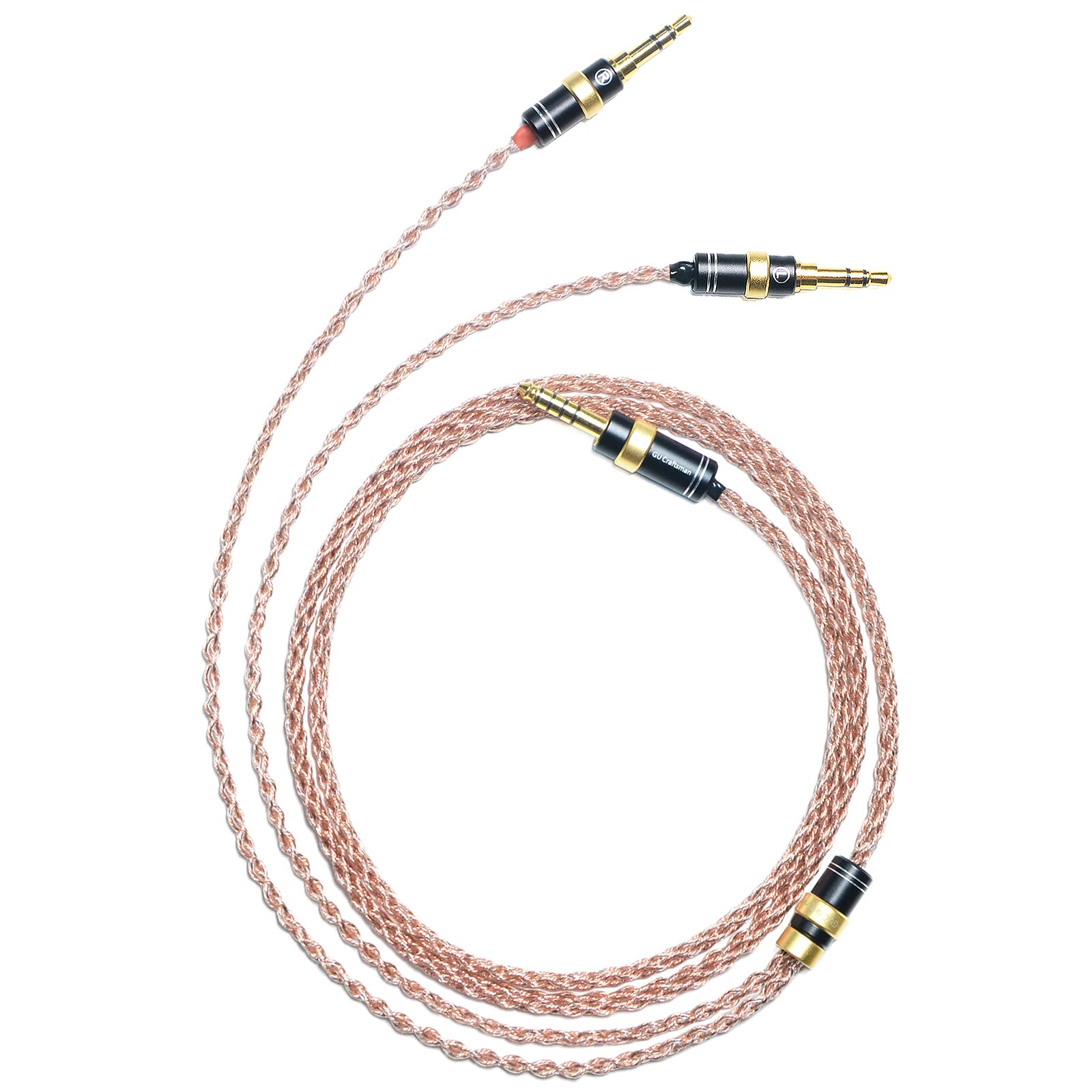 Amazon | GUCraftsman 6N 単結晶銅+グラフェン混合編組 3.5mm/4.4mm/4