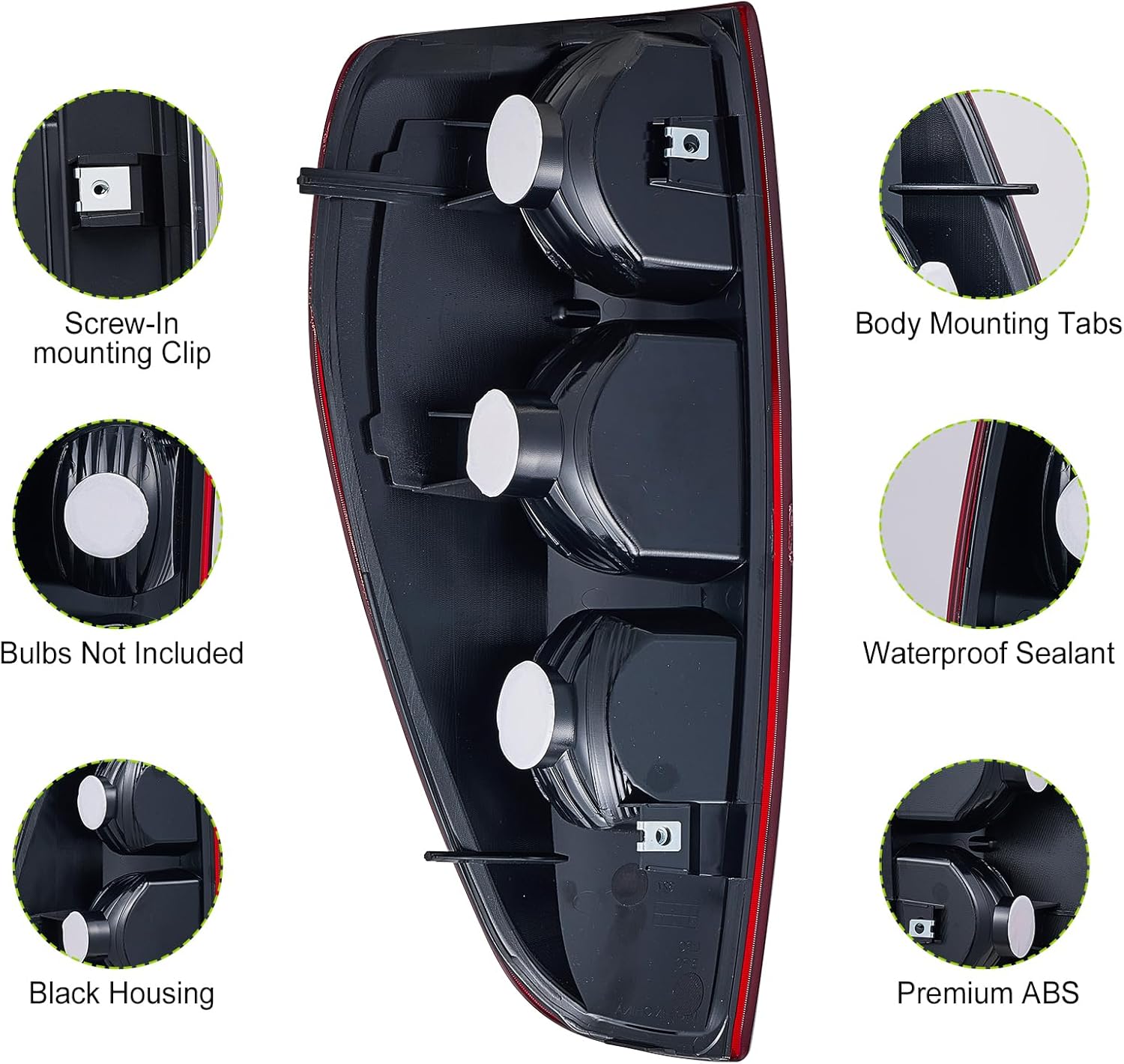 Compatible with 2004-2012 Chevy Colorado Tail lights assembly GMC Canyon OE Style rear light GM2800164 GM2801164 Pair