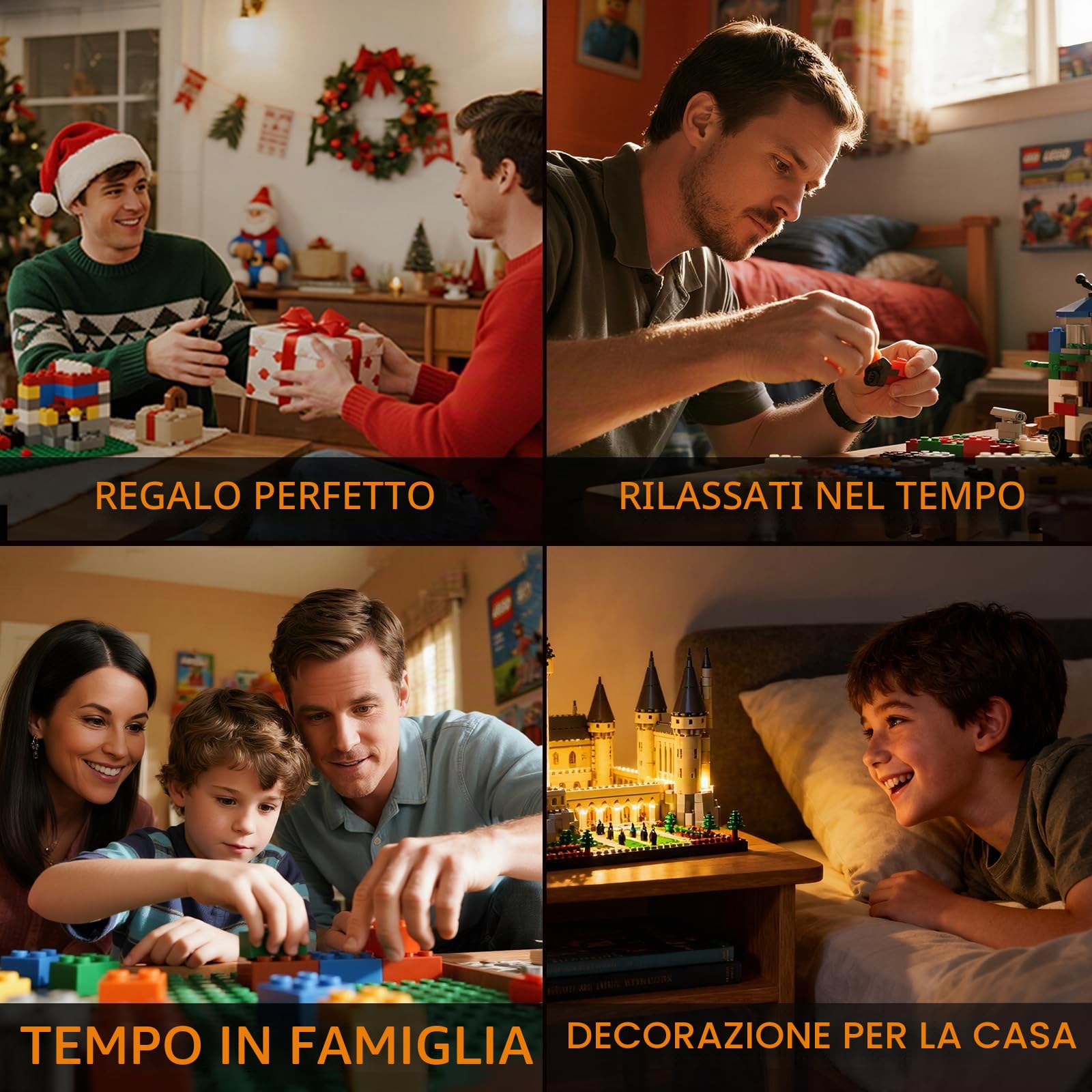 LIGHTAILING Set di Luci Led per Lego-41843 albero di Natale Modello di famiglia - Installazione facile, cablaggio nascosto, arredo casa e pronto da regalare (modello non incluso)