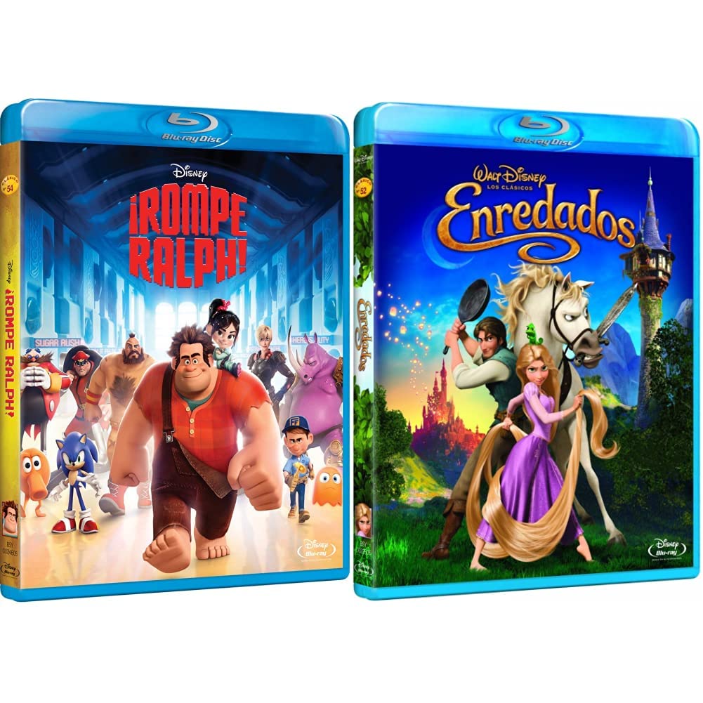 Evita cortes streaming con Blu-ray Rompe Ralph y Enredados sin internet