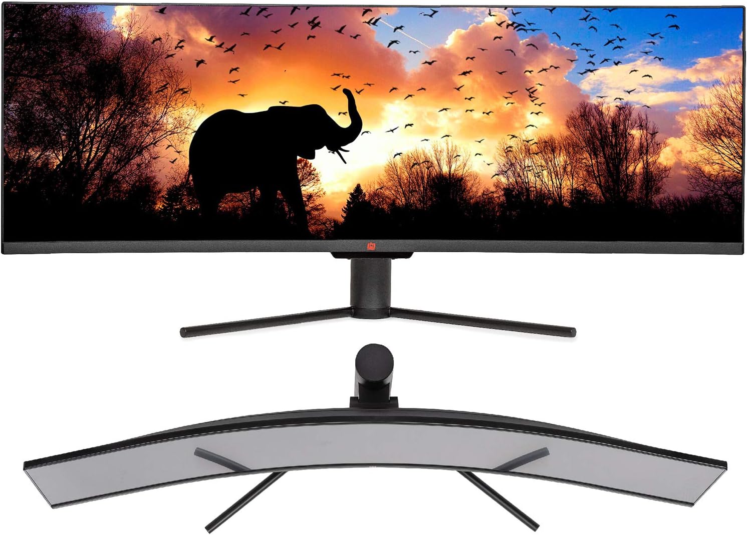 Deco Gear 43" Curved Ultrawide E-LED Gaming Monitor, 32:10 Aspect Ratio, Immersive 3840x1200 Resolution, 120Hz Refresh Rate, 3000:1 Contrast Ratio (DGVIEW430) 43-Inch 3840 x 1200 Single Monitor Black