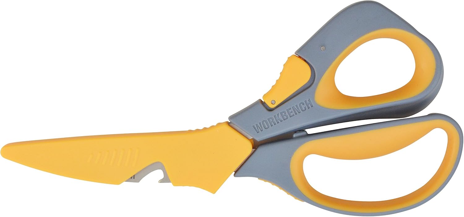 Westcott Titanium Workbench Shears with Sheath and Ceramic Cutter, 8 (16512)