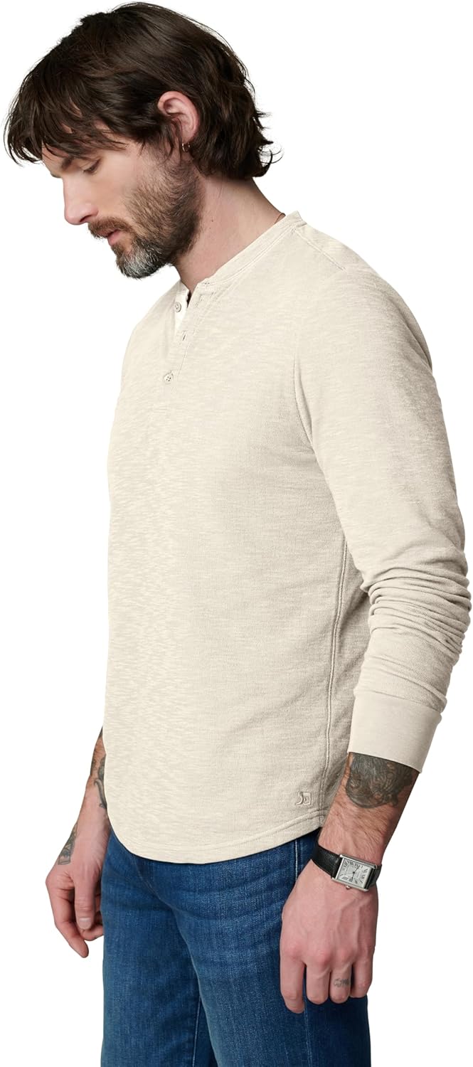 Joe's Jeans Mens Long Sleeve Henley Shirt - Image 2