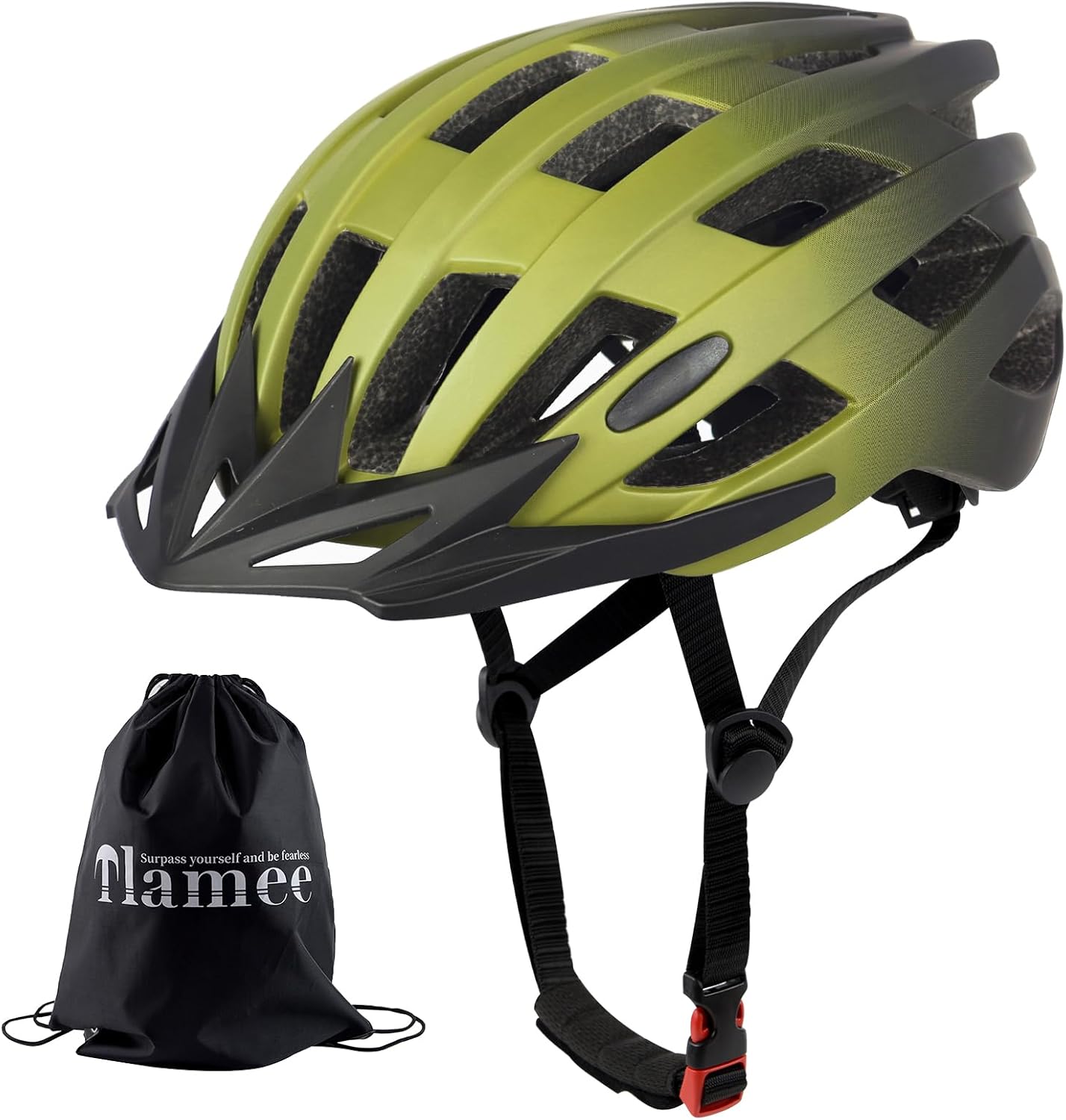 Adult Bike Helmets, Adjustable Mens Womens Bicycle Helmet, Lightweight Road Mountain Cycling Safety Sports Helmets with Detachable Visor - Image 2