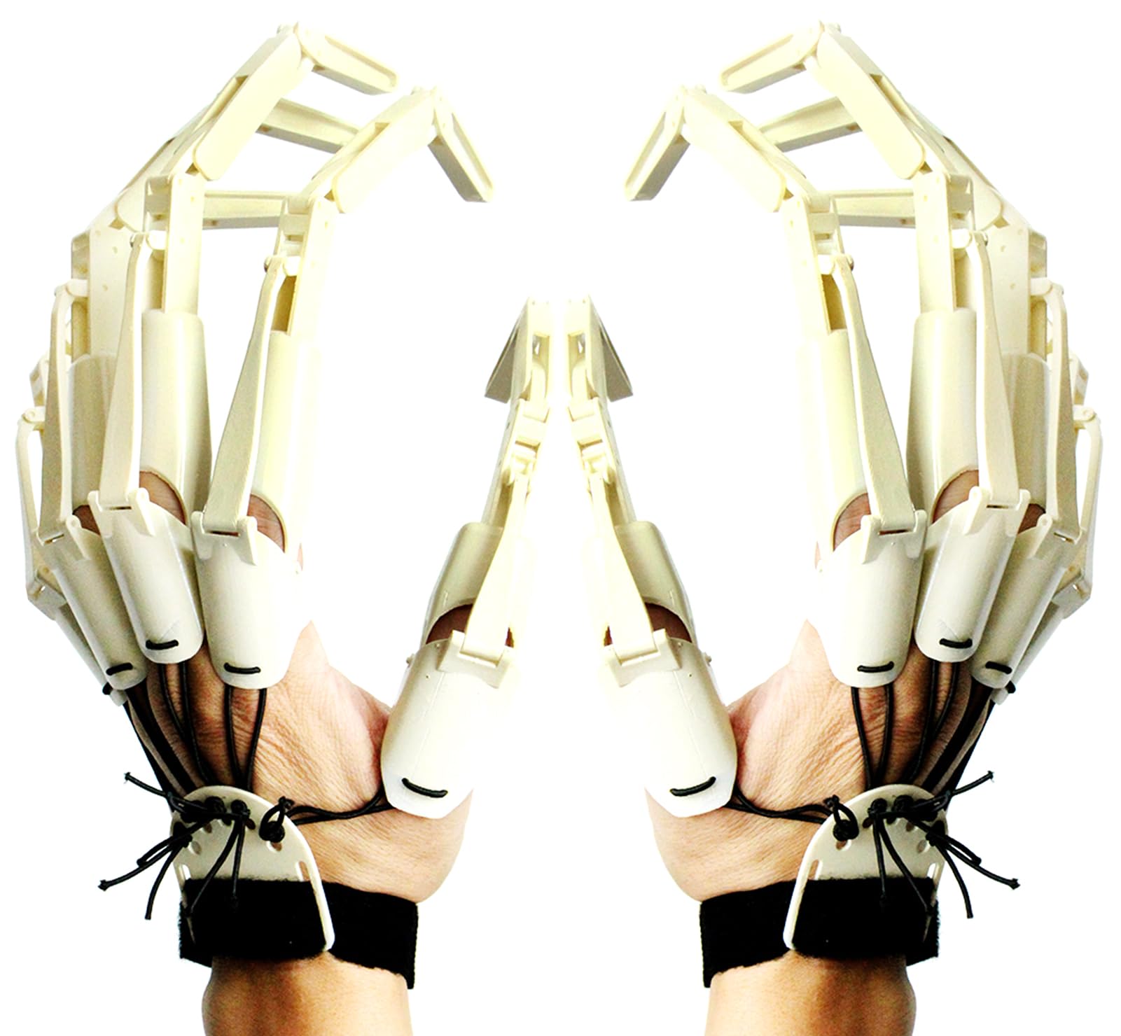 SEAUR Halloween Articulated Finger Cosplay Scary Skeleton Claw Hands