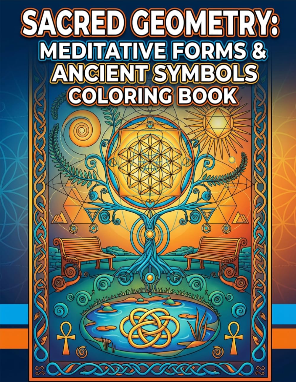Sacred Geometry: Meditative Forms & Ancient Symbols: Coloring Book