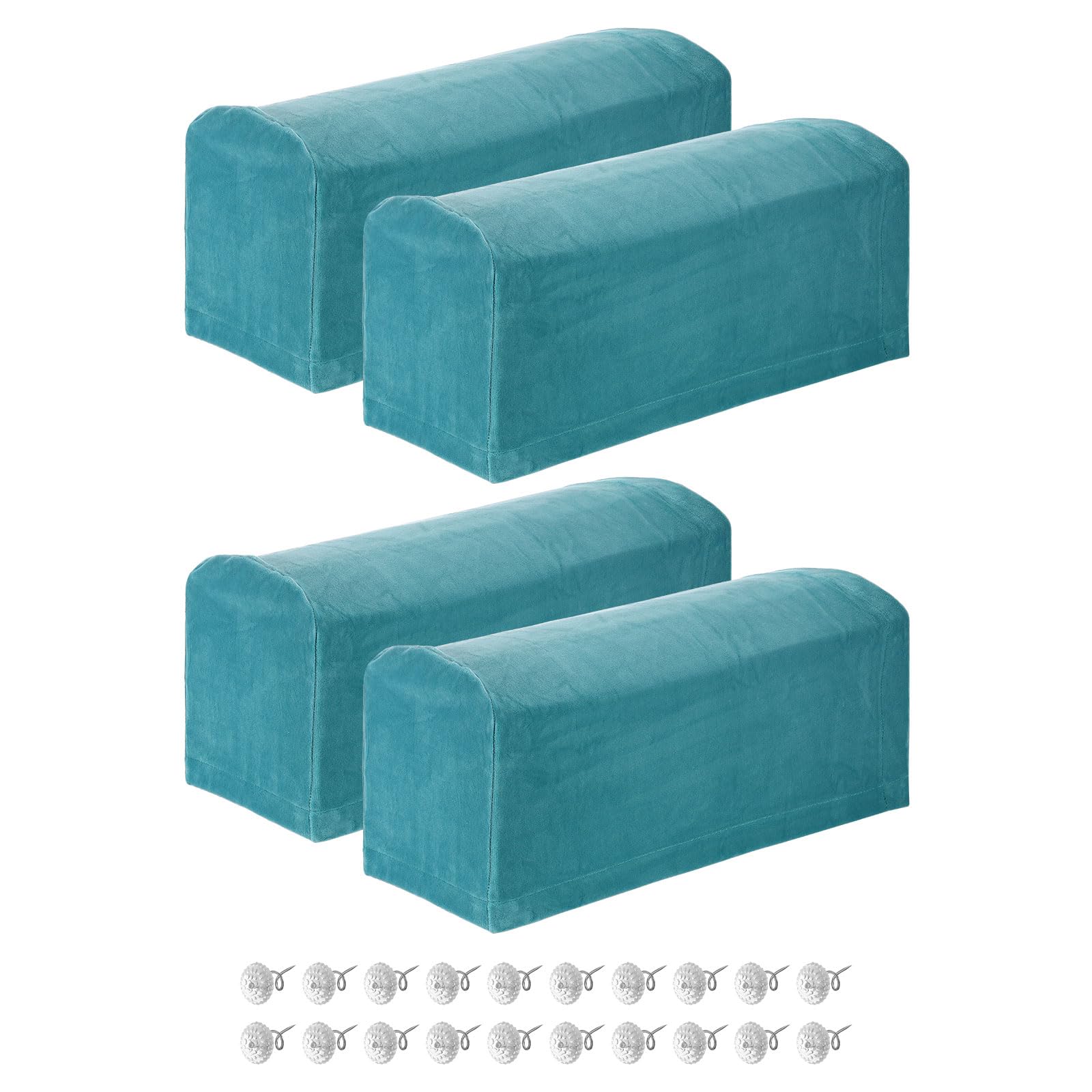 QUARKZMAN 4Pezzi Copribraccioli Elasticizzati Copribraccioli Blu