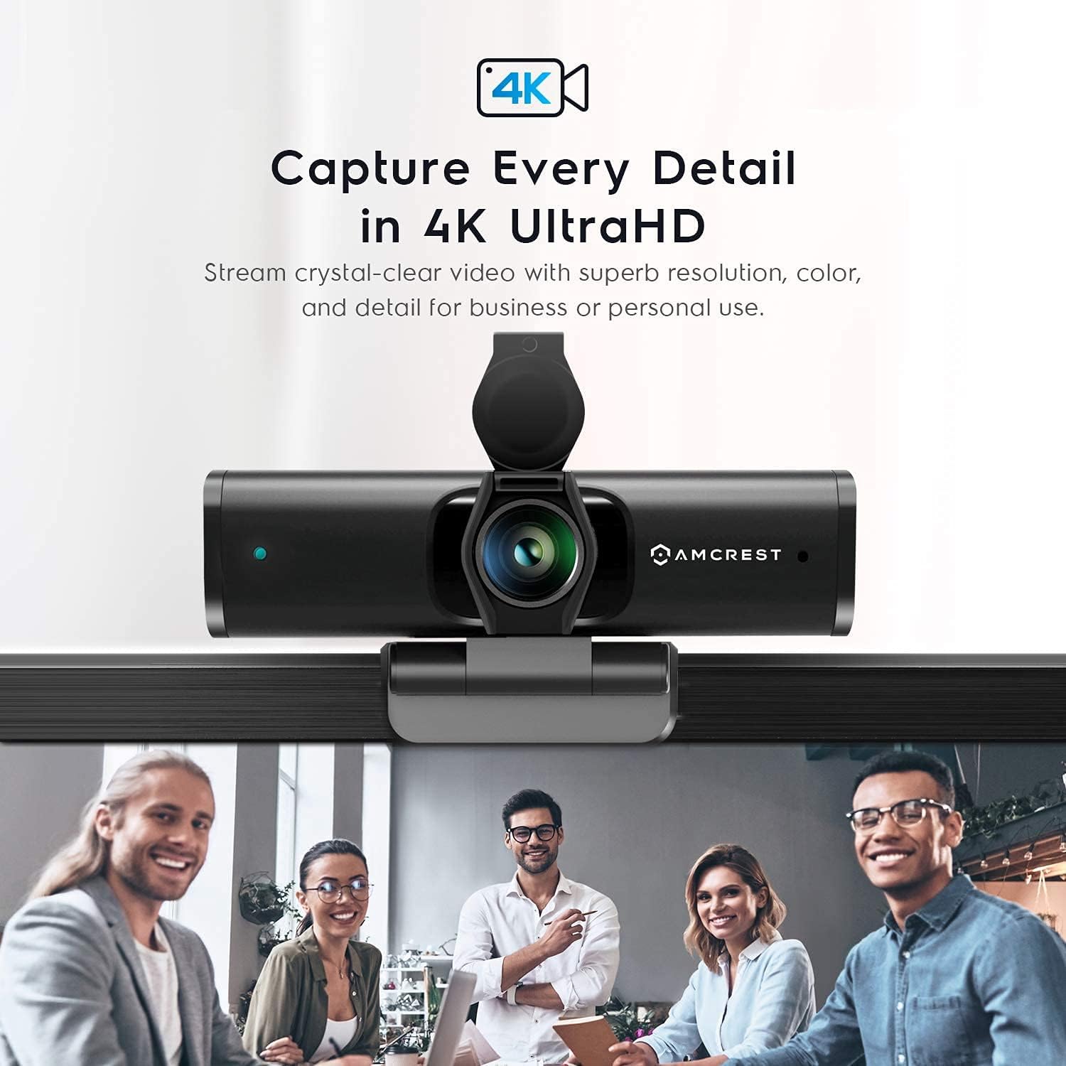 Big Sale Amcrest 4K Webcam w/Microphone & Privacy Cover, Web Cam USB Camera, Computer HD Streaming Webcam for PC Desktop & Laptop w/Mic, Wide Angle Lens & Large Sensor for Superior Low Light (AWC897) Greatest Product Amcrest 4K Webcam w/Microphone & Privacy Cover, Web Cam USB Camera, Computer HD Streaming Webcam for PC Desktop & Laptop w/Mic, Wide Angle Lens & Large Sensor for Superior Low Light (AWC897)