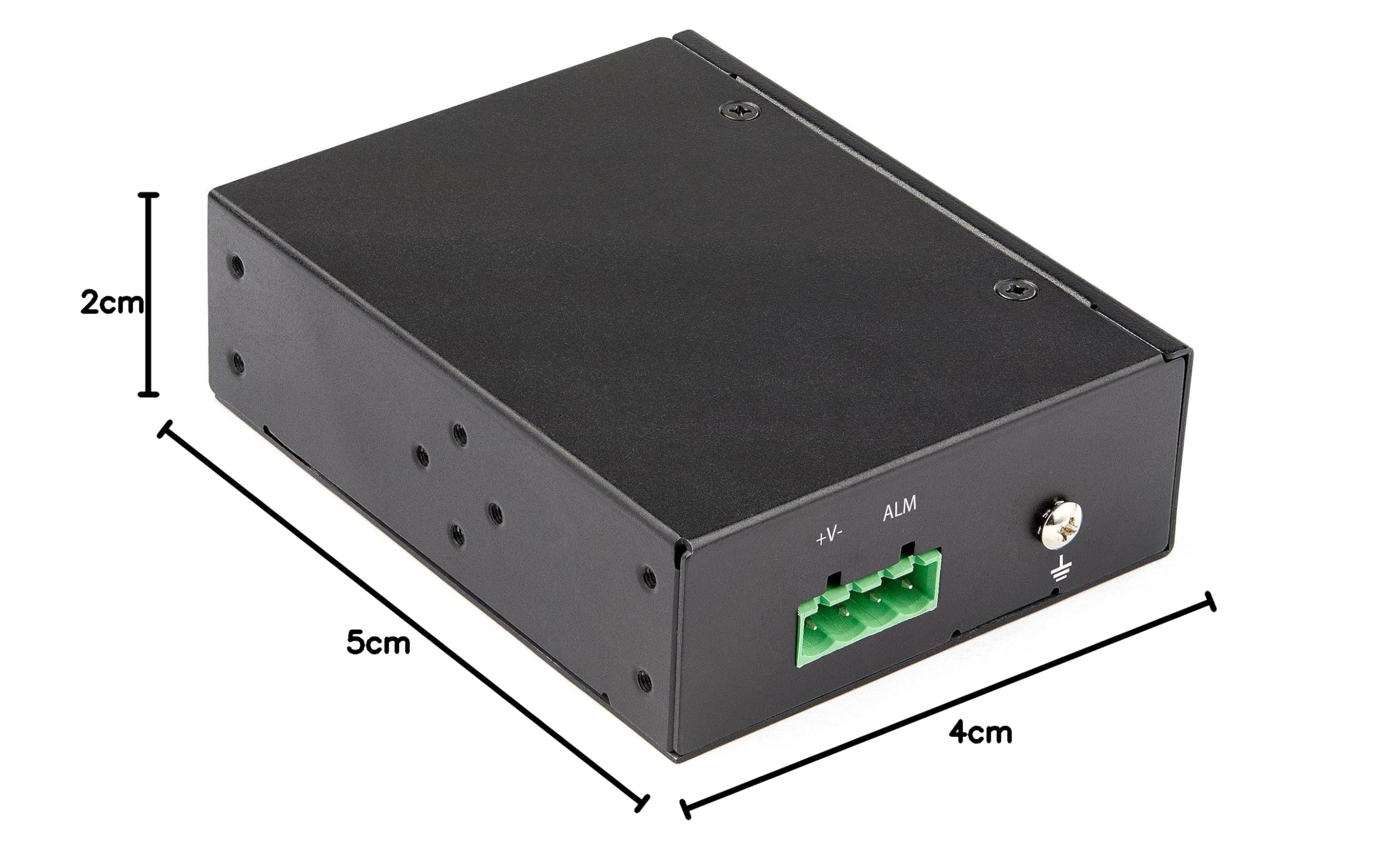 StarTech Convertitore Media Industriale Fibra a Ethernet 60W (IMC1GSFP60W) | Da Fibra a Rame, SFP a RJ45, Gigabit, Alimentazione PoE+, Design Robusto Industriale