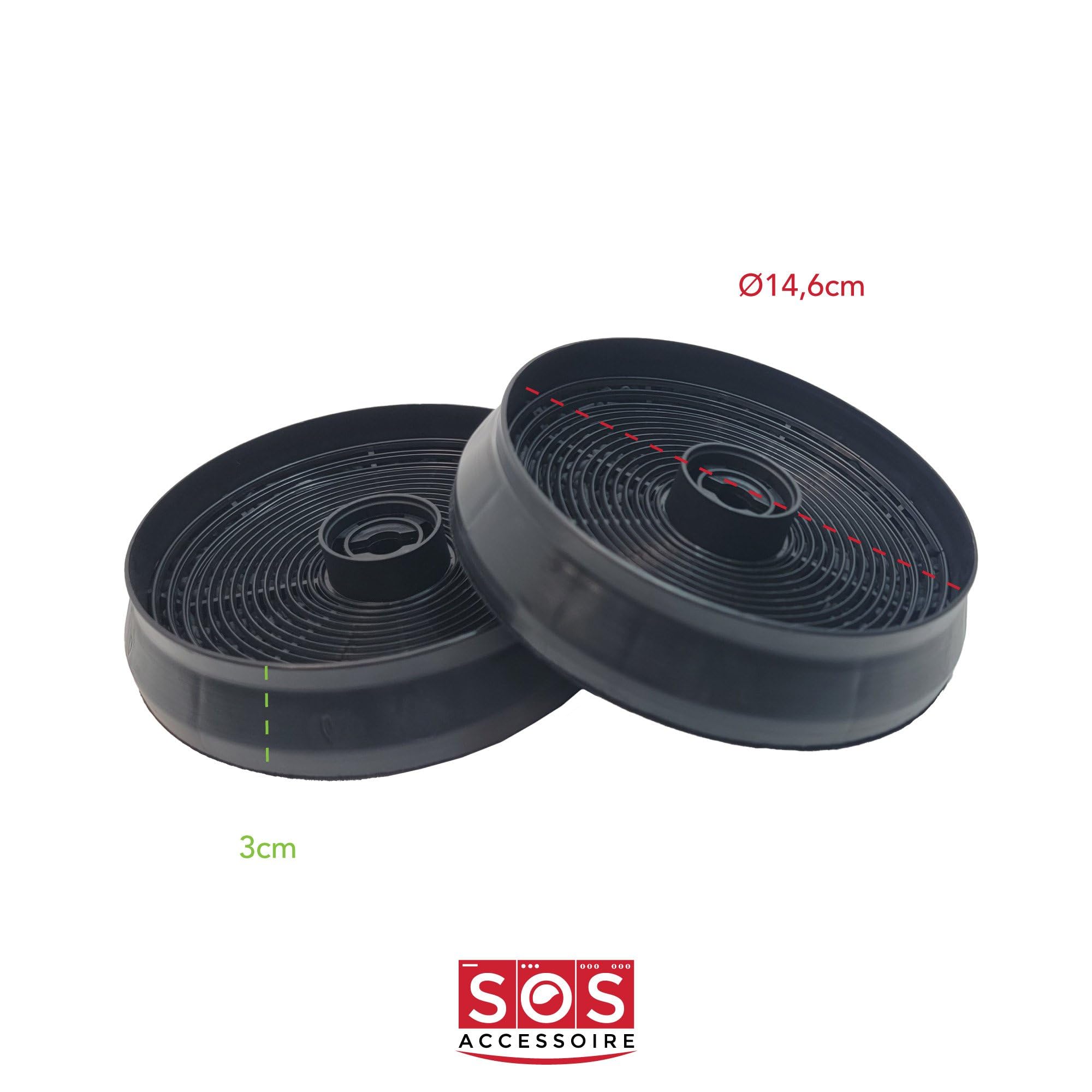 Accessoires four Airlux Filtre Charbon 200 M/m Pour Hotte - Cr200