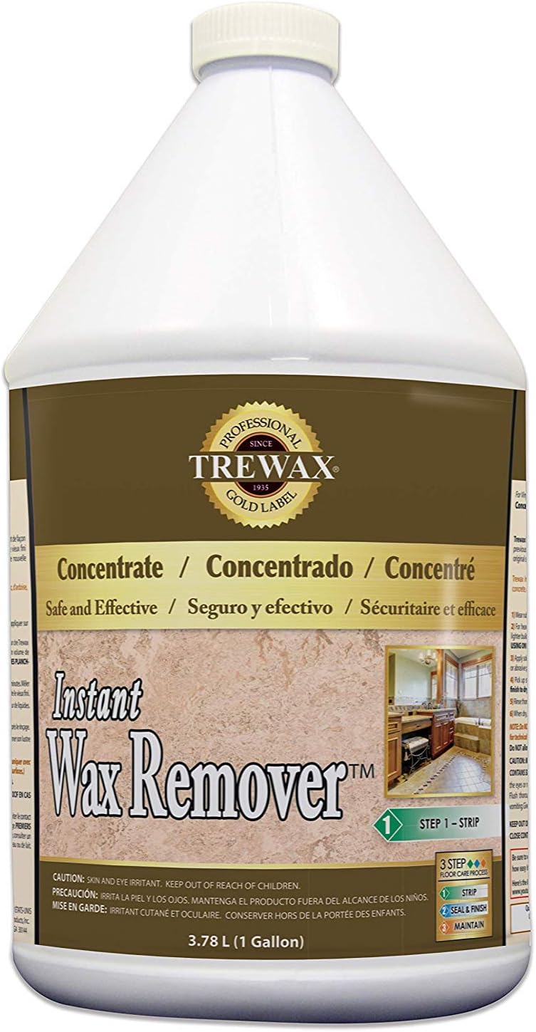 Trewax Instant Wax Remover, 1 Gallon (4 Pack)
