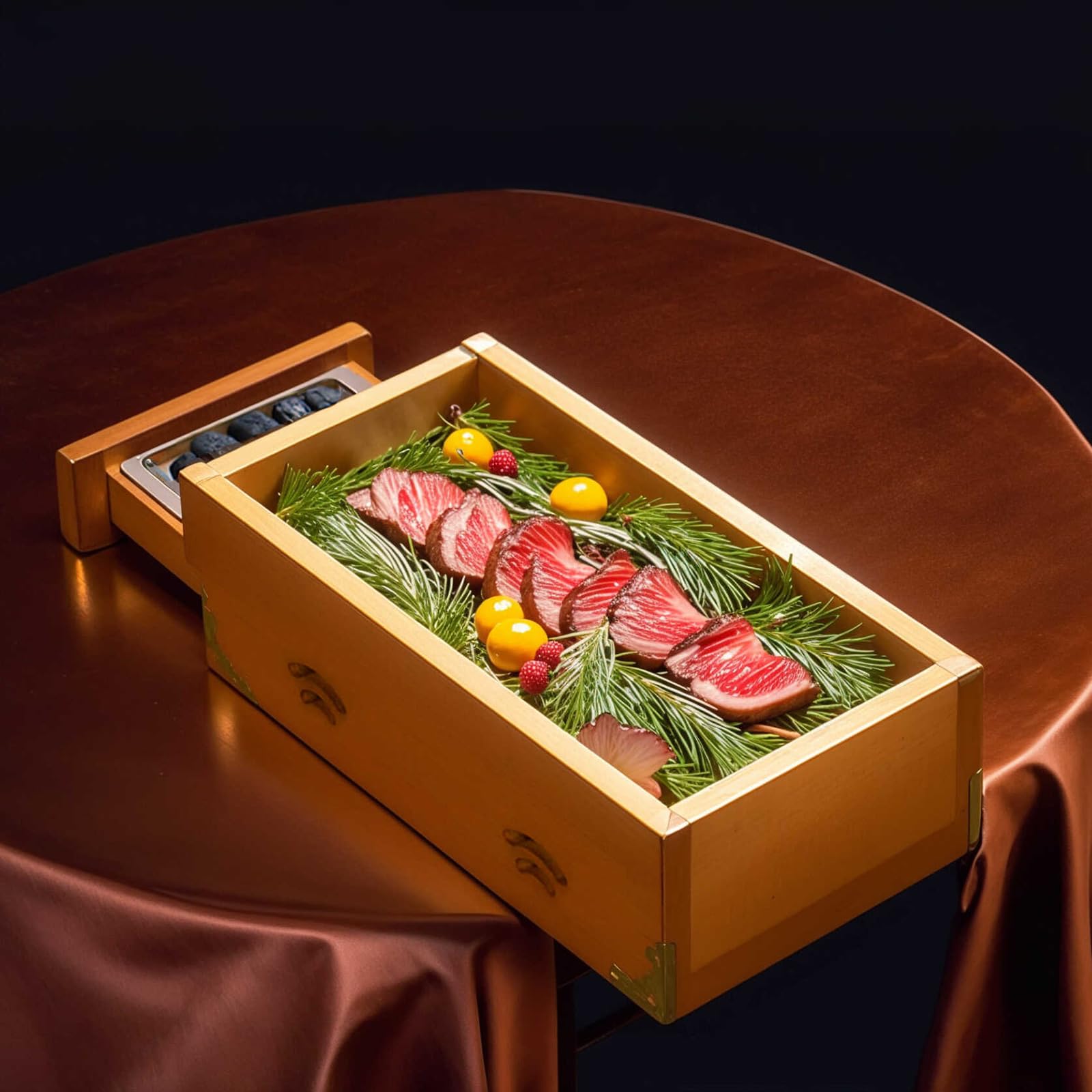 BBQ Grill Smoker Box per barbecue a gas e carbonella, perfetto per affumicare carne e bistecche, ideale per ristoranti e amanti del barbecue