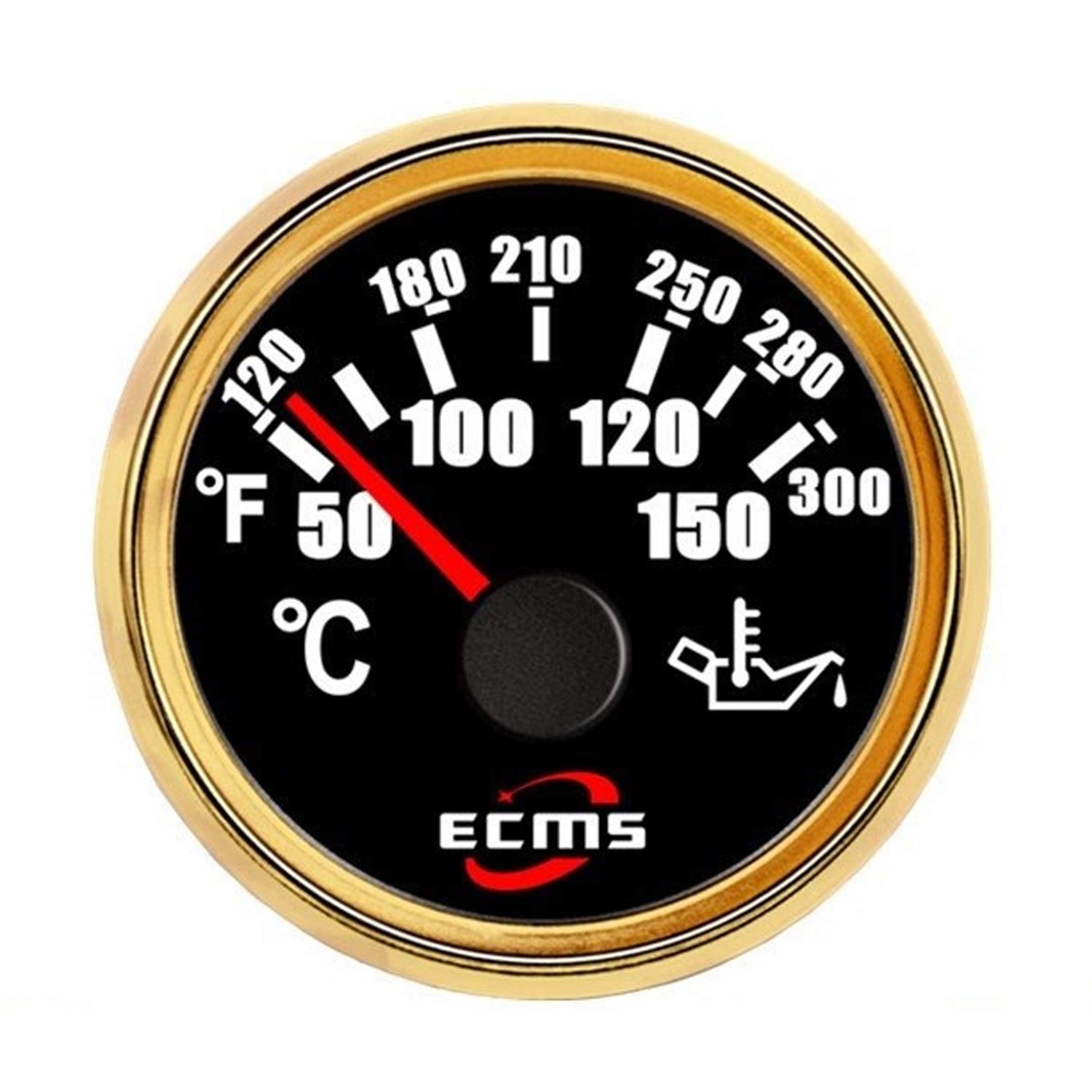 Medidor digital LCD de temperatura de aceite de 52mm con acabado impermeable elegante 6