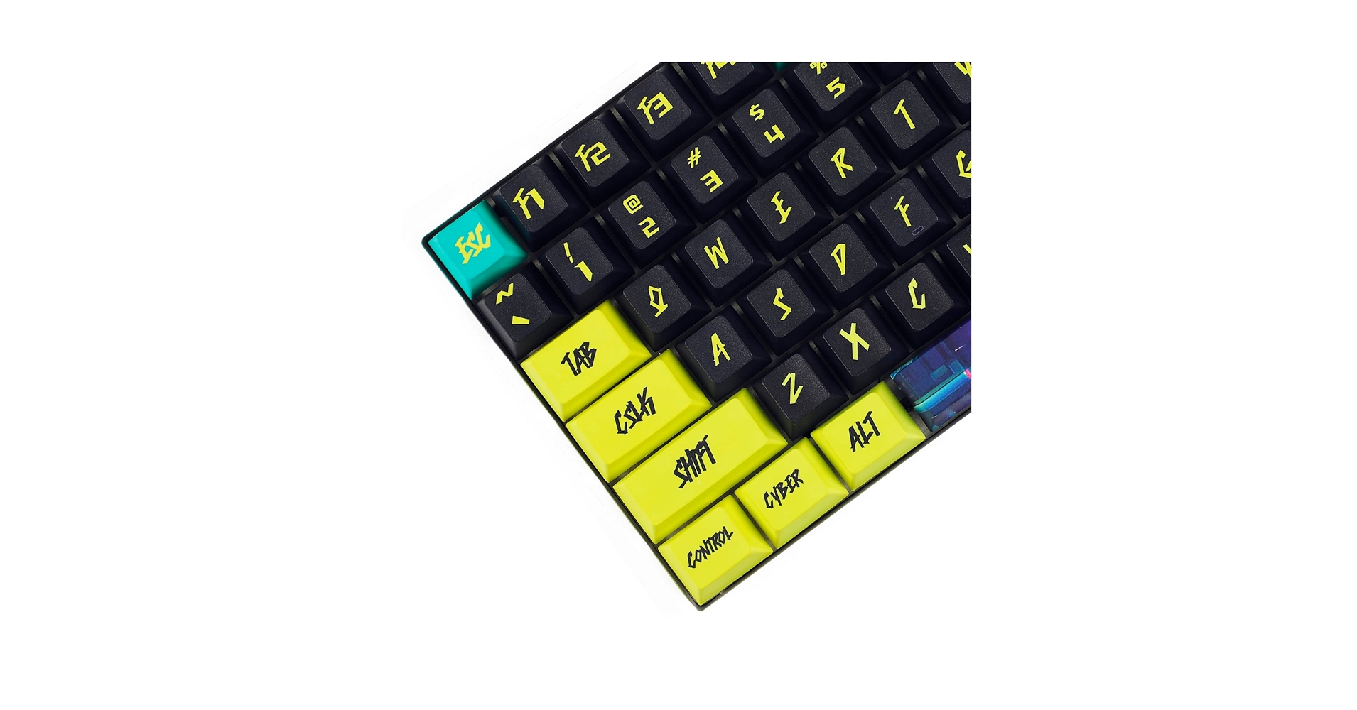 Amazon.com: 136 Key Cyber Style Cherry Profile Five Side Dye
