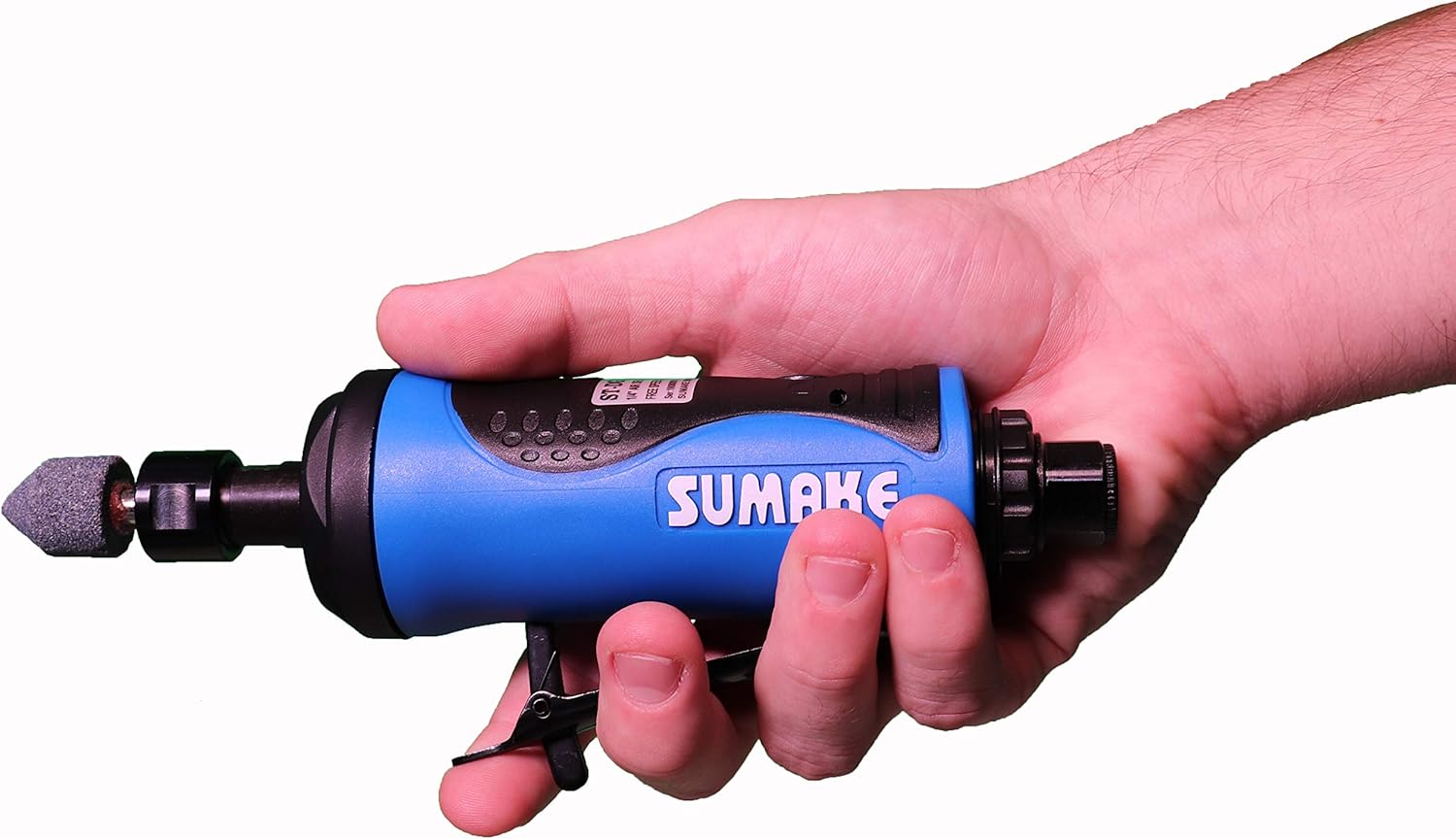 1/4" Straight Air Die Grinder, High Power Motor 0.5 HP, (Sumake ST-DG1002L-S)