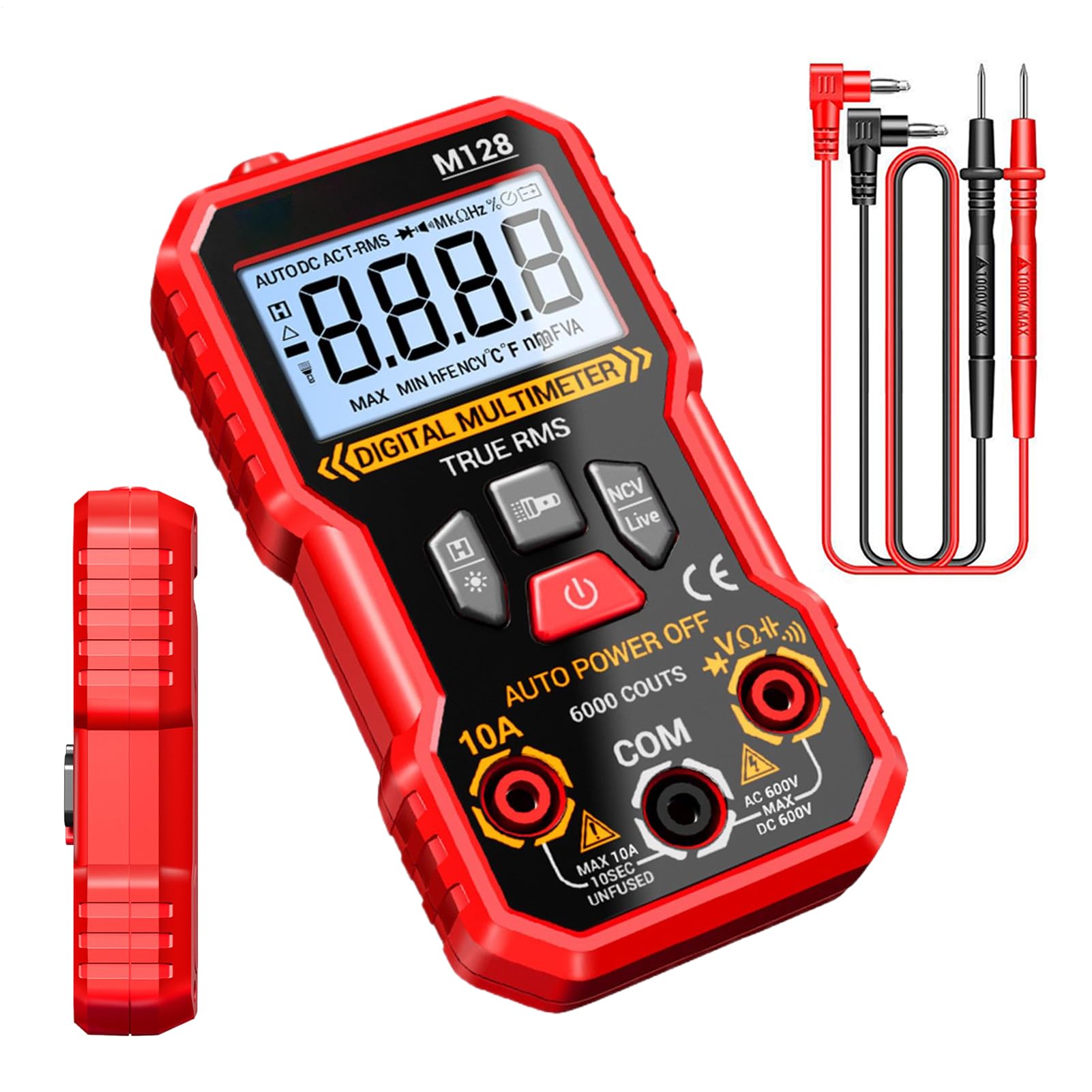 Multimetr Tester - Inteligentny Tester Napięcia 6000 Pomiarów | Narzędzie Pomiarowe do Obwodów Elektrycznych Diagnostyki Baterii Przemysłowych