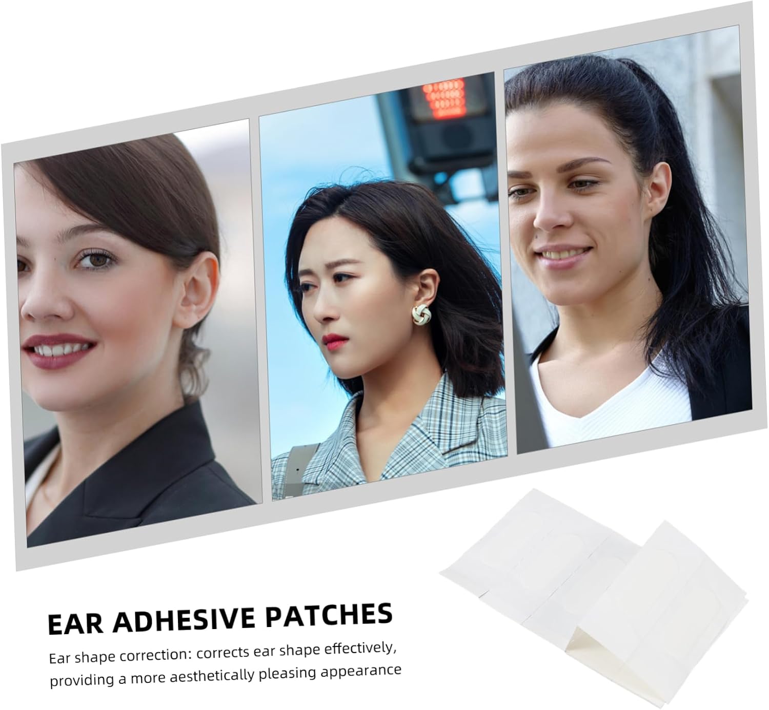 10pcs Ear Correction Stickers Elf Ear Adhesive Tape Support Patches for Events