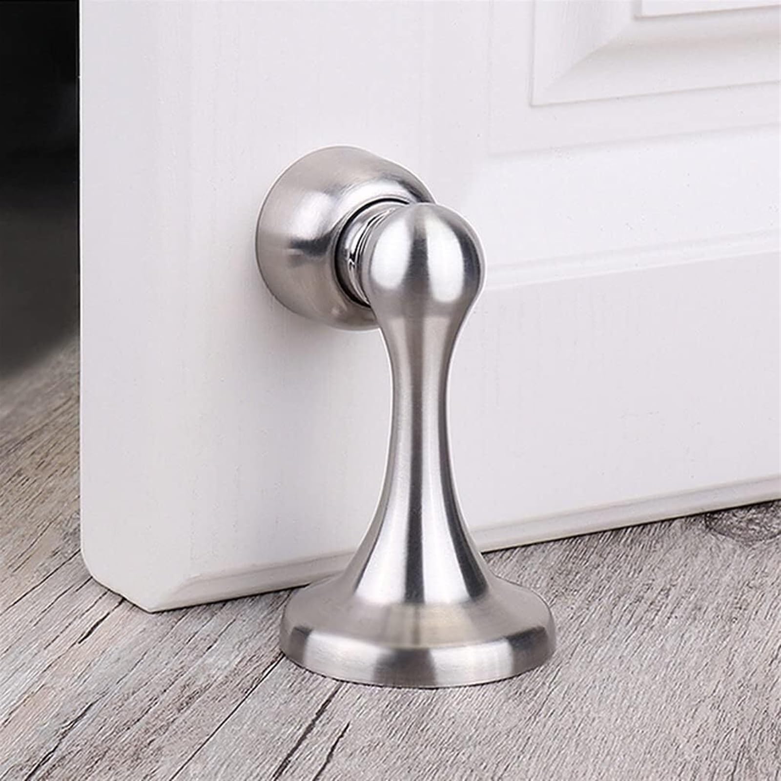 Amortiguador de puerta de acero inoxidable, amortiguador fuerte for puerta de baño, bloque de puerta anticolisión, herrajes for deflector de puerta de tierra