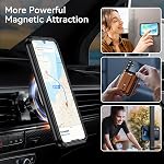 Magnetic for Samsung Galaxy A16/A17 5G/4G Case with Built-in Screen Protector, 360° Shockproof Military Grade Protection, Rugged Bumper Cover for Samsung A16/A17 5G/4G, Black