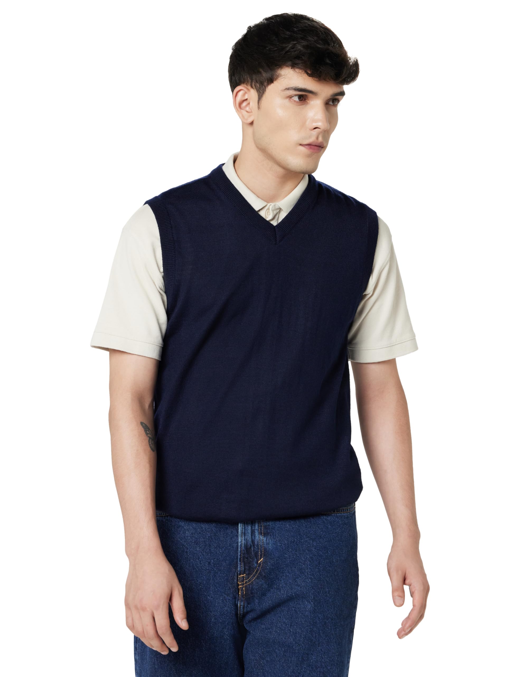 Men's Acrylic Blend Classic Sweater Vest